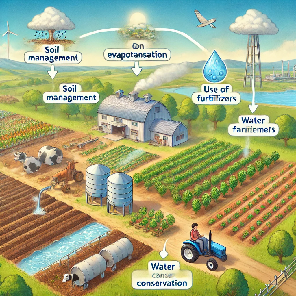Impact des pratiques agricoles sur l'évapotranspiration