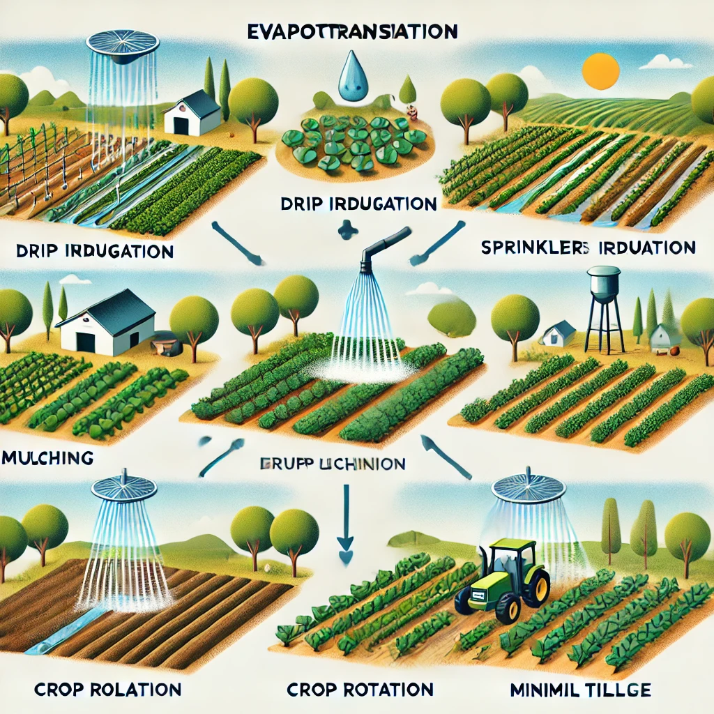 Techniques d'optimisation de l'irrigation et de conservation de l'humidité