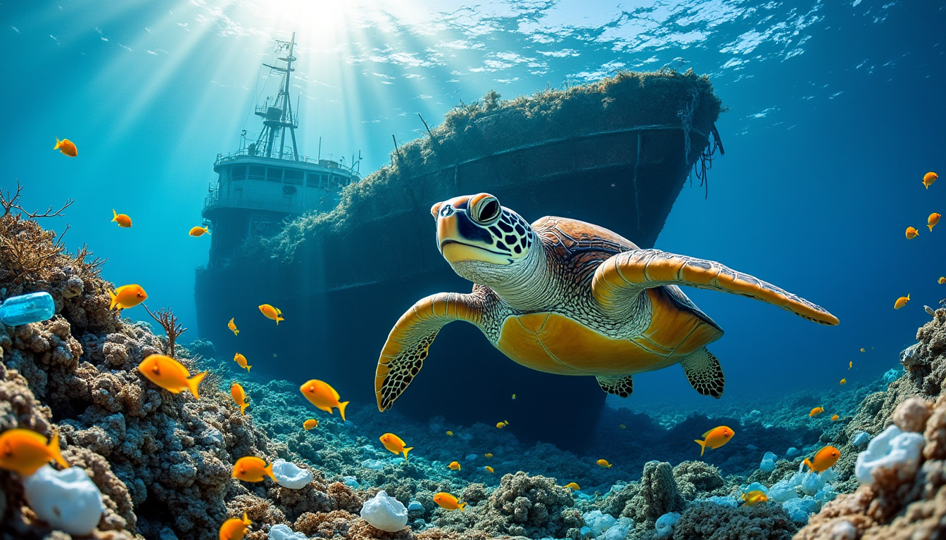 Impact du plastique sur les océans