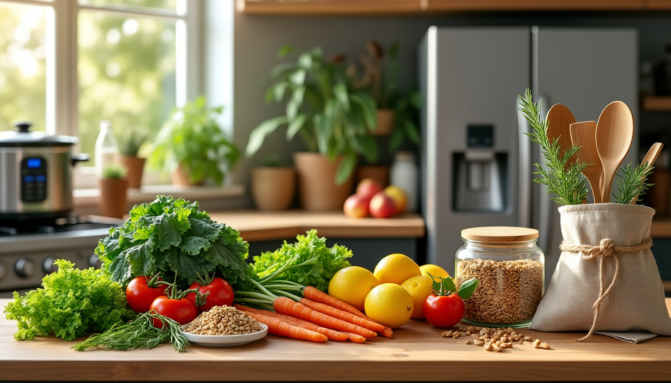 astuces pour une cuisine durable au quotidien