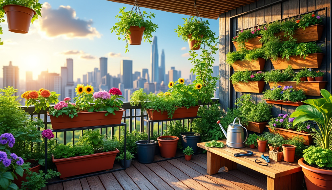 La permaculture hors-sol : cultures sur balcon