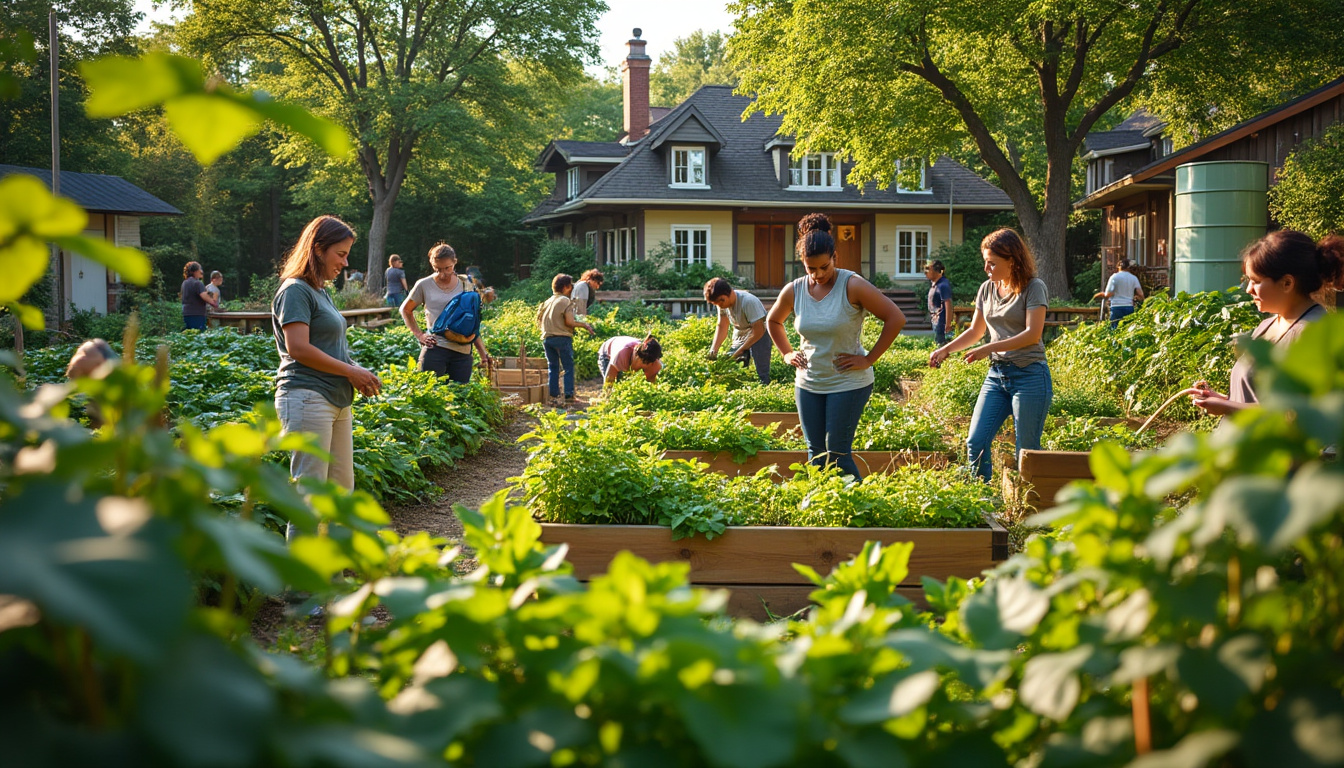 Les projets de permaculture communautaire