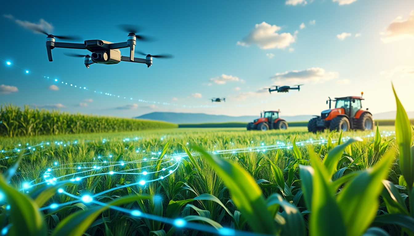 Comment l’agriculture est perchée sur un fil technologique