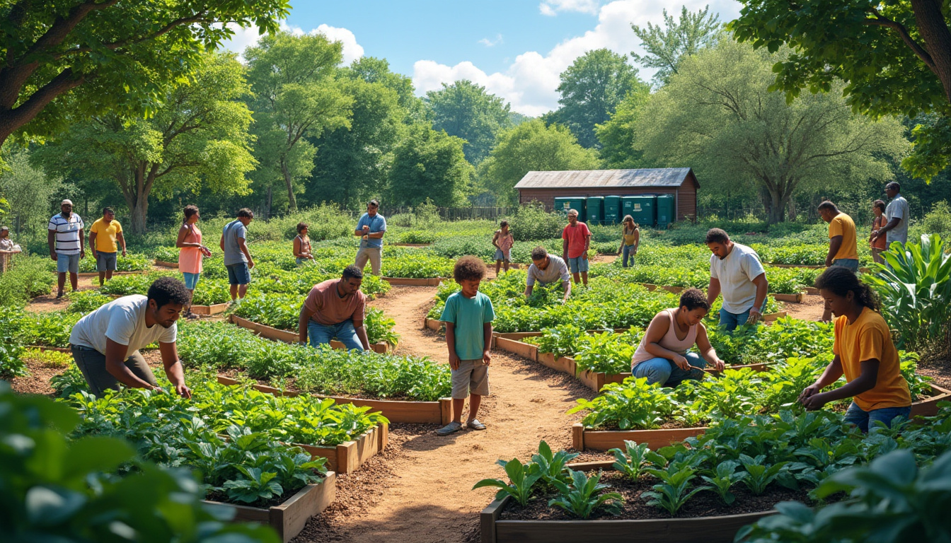 Comment mettre en place un jardin partagé en permaculture