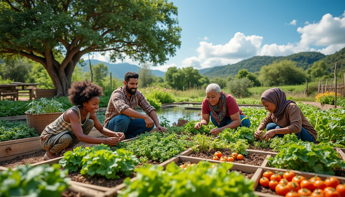 Cultures vivrières et permaculture : une approche solidaire