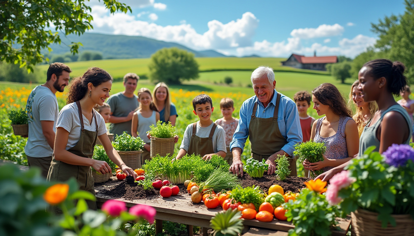 Les actions communautaires autour de l’agriculture biologique