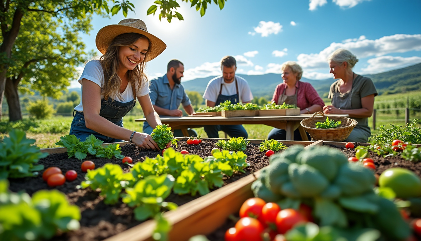 Les ateliers pratiques sur l’agriculture biologique