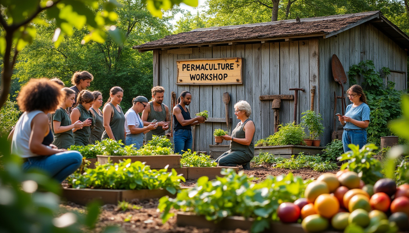 Les cours et ateliers sur la permaculture