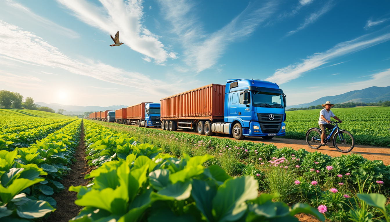 L’impact des transports sur l’agriculture biologique