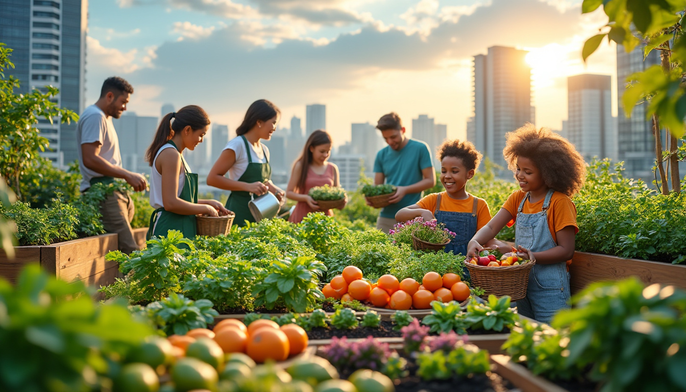 L’impact positif du jardinage urbain